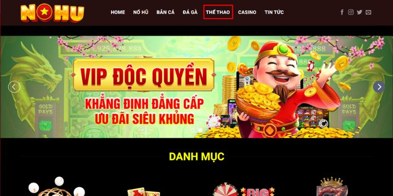 Cách tham gia chơi game thể thao Nohu90